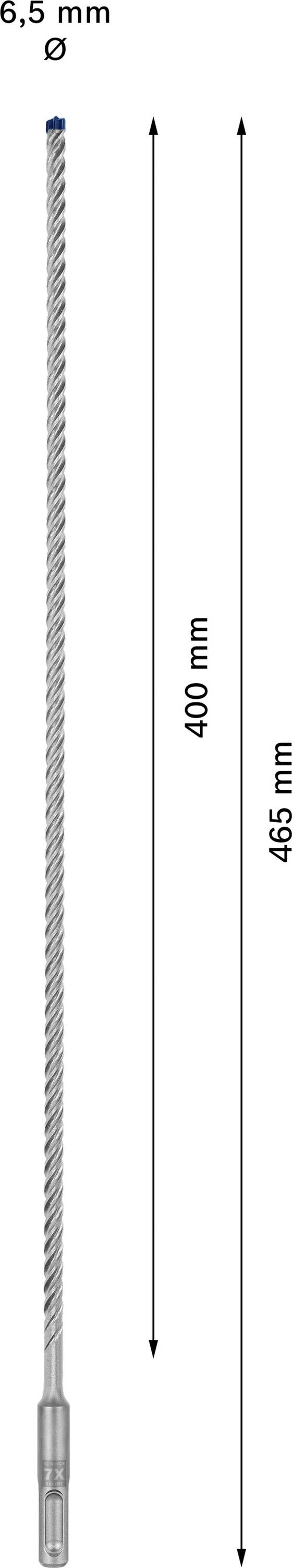 Bosch Accessories EXPERT SDS plus-7X 2608900082 Hammerbohrer 1 Stück 6.50 mm Gesamtlänge 465 mm SDS-Plus 1 St.