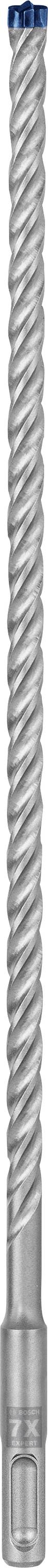 Metallischer Bohrer mit Spiralschneide, geeignet für präzises Bohren von Oberflächen, Nahaufnahme des Werkzeugs.