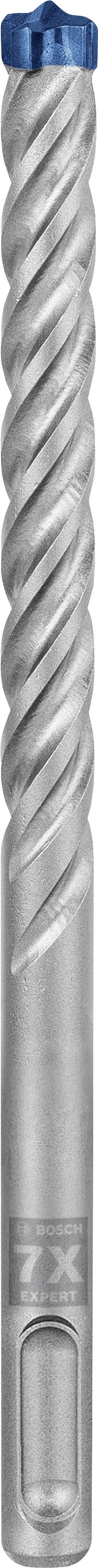 Stahlbohrer mit blauer Spitze. Spiraldesign für effektive Materialentfernung.