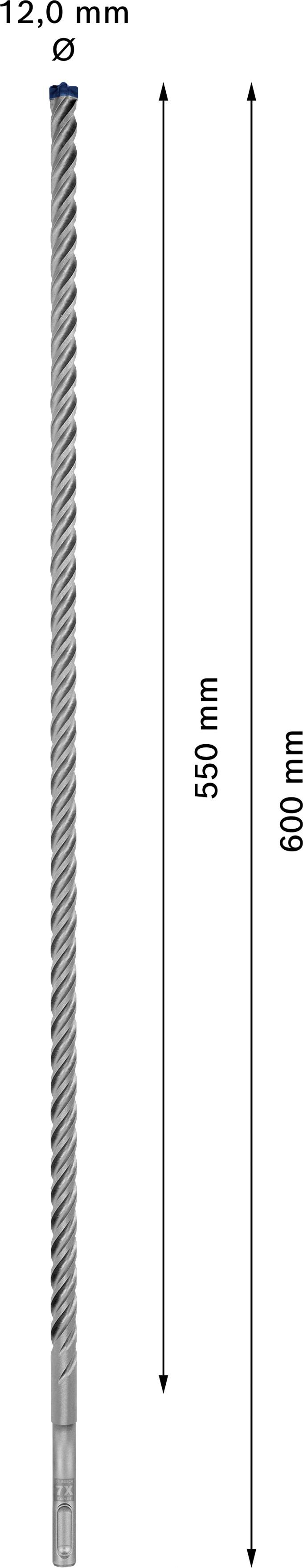 Bosch Accessories EXPERT SDS plus-7X 2608900114 Hammerbohrer 1 Stück 12.00 mm Gesamtlänge 600 mm SDS-Plus 1 St.