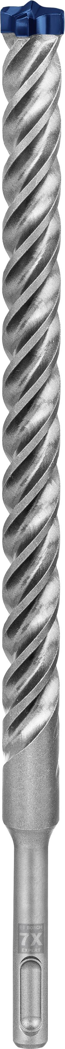 Bohraufsatz mit spiralförmigem Design aus Metall, geeignet für Betonbohrungen.