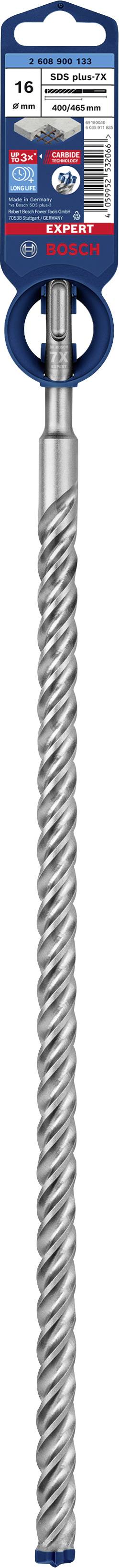 Bosch Accessories EXPERT SDS plus-7X 2608900133 Hammerbohrer 1 Stück 16.00 mm Gesamtlänge 465 mm SDS-Plus 1 St.