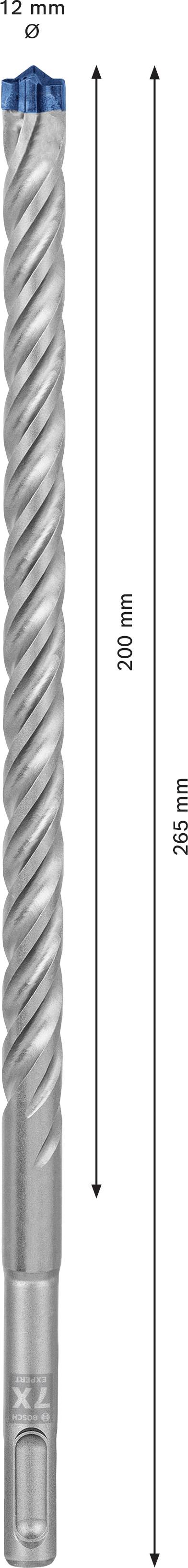 Bosch Accessories EXPERT SDS plus-7X 2608900175 Hammerbohrer 10teilig 12.00 mm Gesamtlänge 265 mm SDS-Plus 10 St.