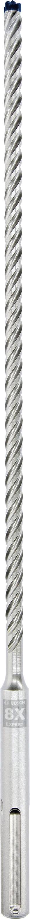Ein langer, zylindrischer Metallbohrer mit spiralförmigen Rillen für präzises Bohren in harte Materialien.