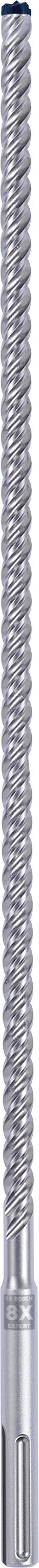 Metallschraube mit gerilltem Schaft und flachem Kopf, zeigt Detail des Gewindes.