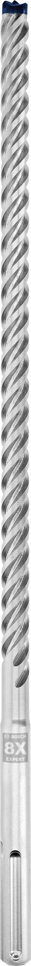 Ein silberner Bohrer mit spiralförmigem Design, geeignet für präzises Bohren in Metall- oder Holzoberflächen.
