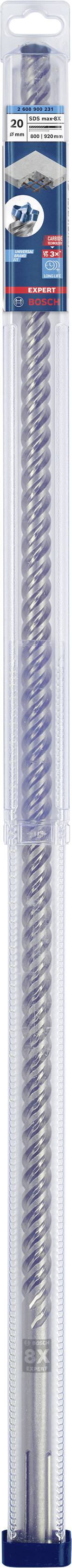 Bosch Accessories EXPERT SDS max-8X 2608900231 Hammerbohrer 1 Stück 20.00mm Gesamtlänge 920mm SDS-Max 1St.