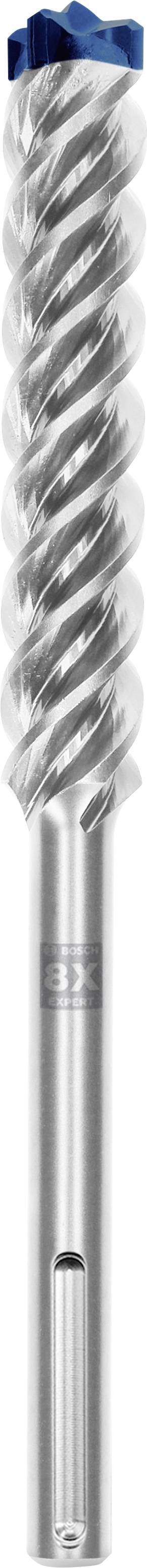 Stahlbohrer mit spiralförmigen Schneiden und blauer Spitze, geeignet für präzises Bohren in metallische Materialien.