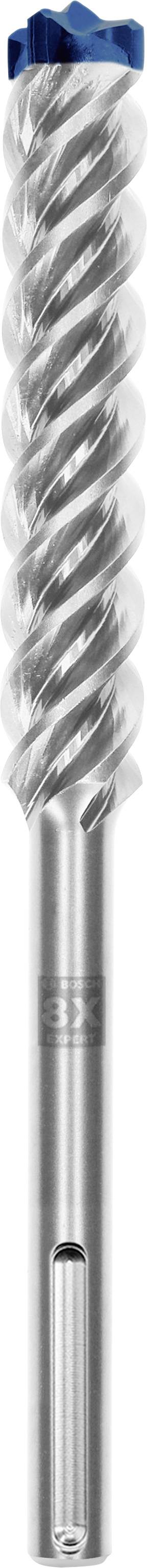 Metallfräser mit spiralförmigen Schneidezähnen und blauer Spitze, geeignet für präzise Bearbeitung von Materialien.