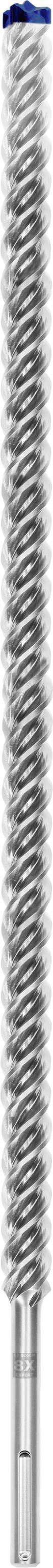 Metallbohrer mit spiralförmiger Schneide, blankes Design, geeignet für präzises Bohren.
