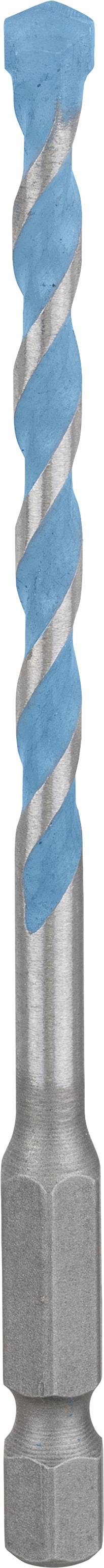 Stahlbohrer mit blauer Spiralbeschichtung, geeignet für präzises Bohren in harten Materialien.