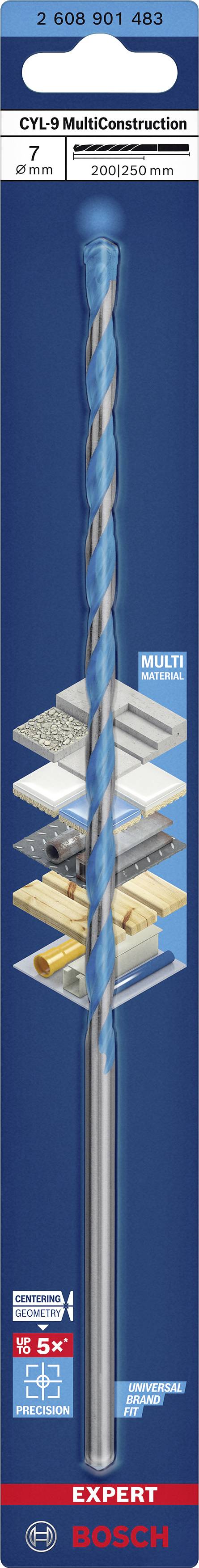 Bosch Accessories EXPERT CYL-9 MultiConstruction 2608901483 Mehrzweckbohrer 1 Stück 6.5 mm Gesamtlänge 250 mm Zylinderschaft 1 St.
