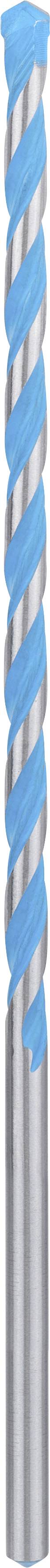Ein blauer Bohrer mit spiralförmiger Schneide aus Metall, geeignet für präzises Bohren in verschiedene Materialien.