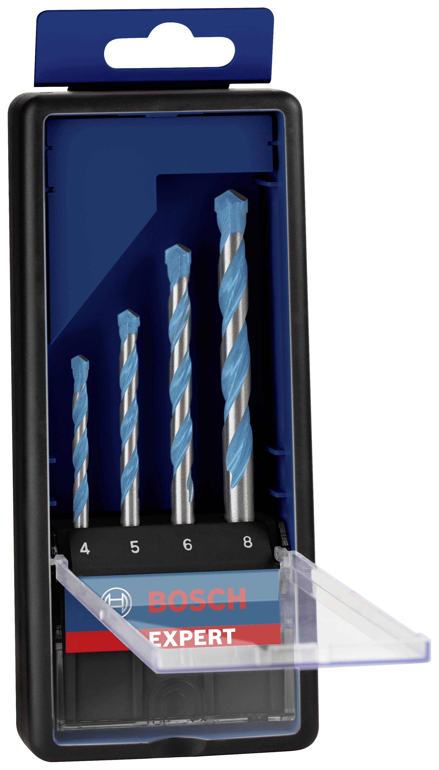 Bosch Accessories EXPERT CYL-9 MultiConstruction 2608900645 Mehrzweckbohrer-Set 4teilig 4 mm, 5 mm, 6 mm, 8mm Zylinderschaft 4St.