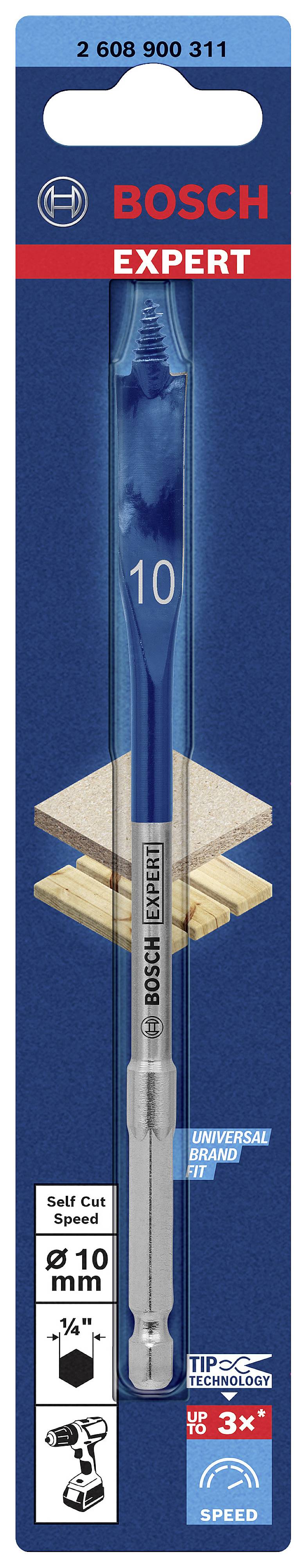 Bosch Accessories 2608900311 Holz-Fräsbohrer 1 Stück 10 mm Gesamtlänge 152 mm Sechskantschaft 1 St.