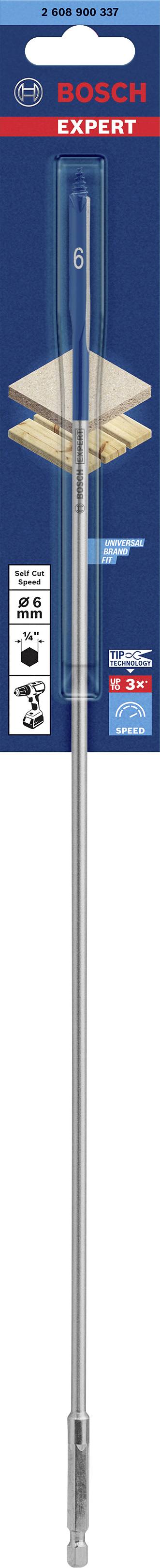 Bosch Accessories 2608900337 Holz-Fräsbohrer 1 Stück 20 mm, 22 mm, 25mm Gesamtlänge 400mm Sechskantschaft 1St.