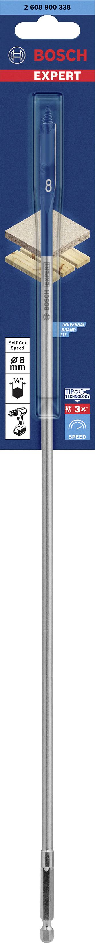 Verpackung einer Leifheit Bodenwischer-Stange, 140 cm lang, ausziehbar, mit Abbildung und symbolischen Hinweisen zur Verwendung.