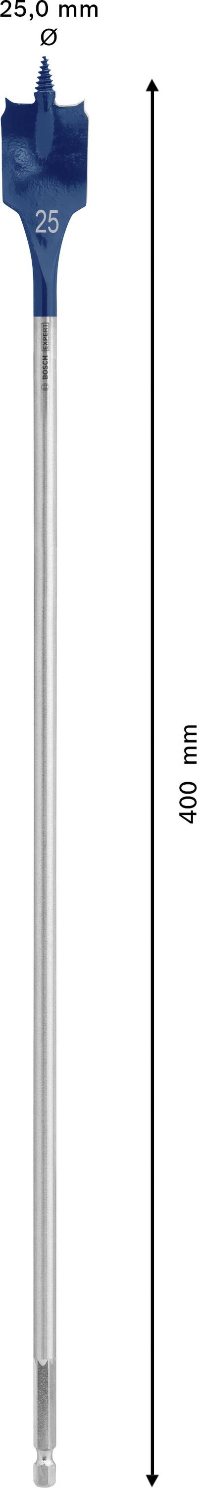 Bosch Accessories 2608900350 Holz-Fräsbohrer 1 Stück 25mm Gesamtlänge 400mm Sechskantschaft 1St.