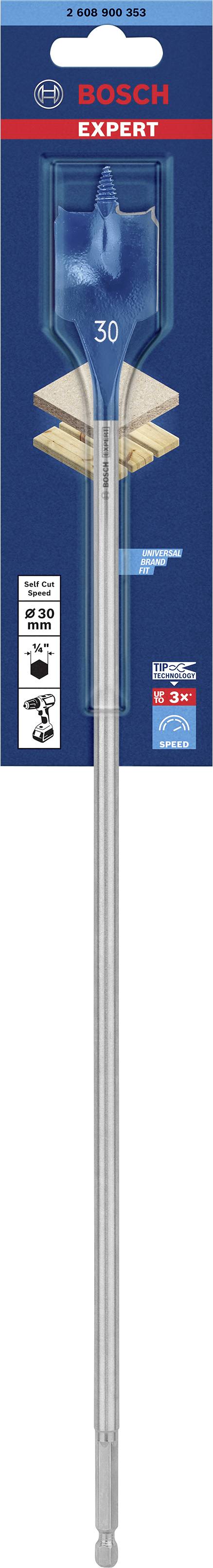 Bosch Accessories 2608900353 Holz-Fräsbohrer 1 Stück 30 mm Gesamtlänge 400 mm Sechskantschaft 1 St.