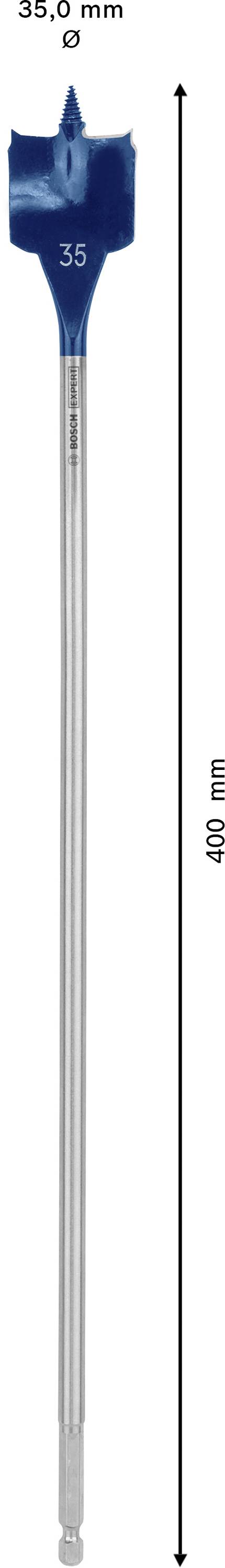 Bosch Accessories 2608900355 Holz-Fräsbohrer 1 Stück 35mm Gesamtlänge 400mm Sechskantschaft 1St.
