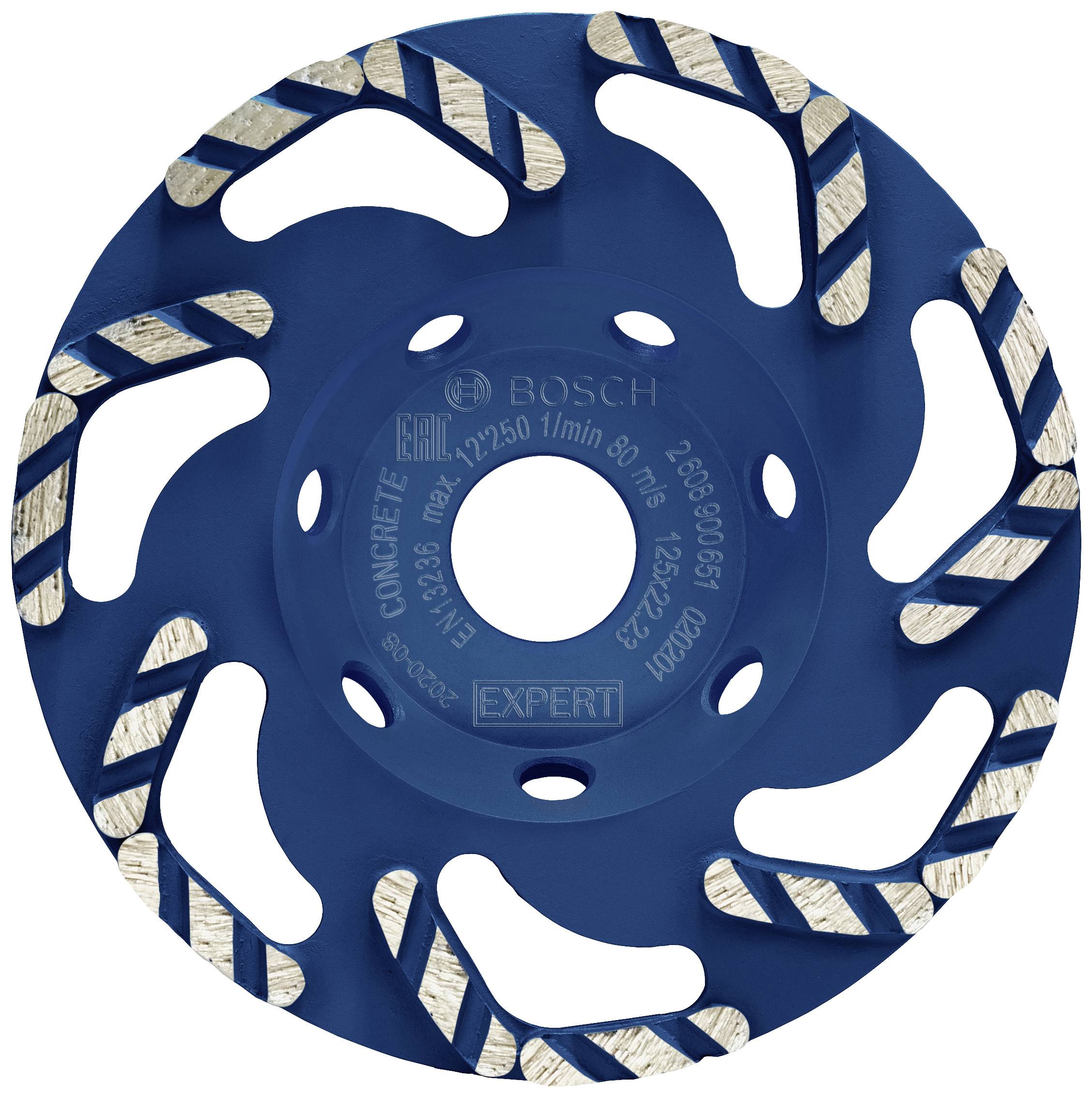 Bosch Accessories 2608900651 EXPERT Concrete Diamanttopfscheibe, 125 x 22,23 x 4,5 mm EXPERT Concrete 1 St.