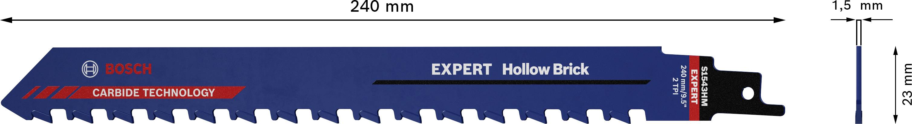 Bosch Power Tools EXPERT Hollow Brick S 1543 2608900414