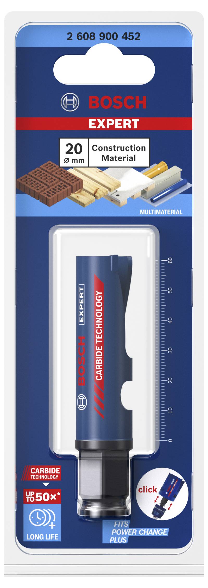 Bosch Accessories EXPERT Construction 2608900452 Lochsäge 1 Stück 20mm 1St.