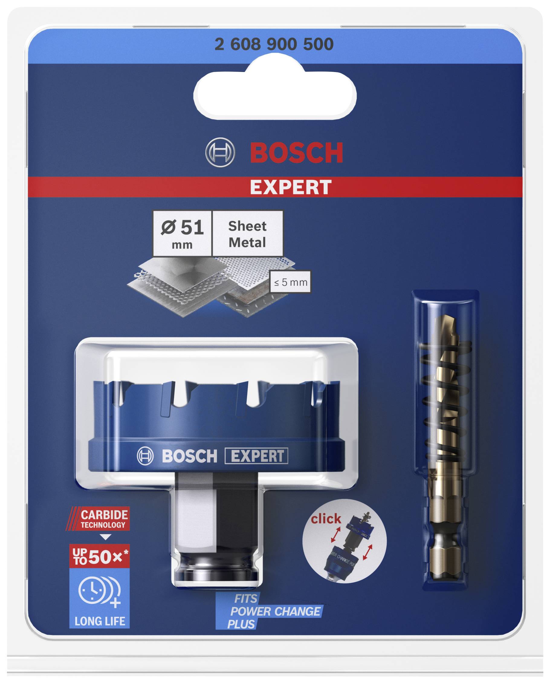 Bosch Accessories EXPERT Sheet Metal 2608900500 Lochsäge 1 Stück 51mm 1St.