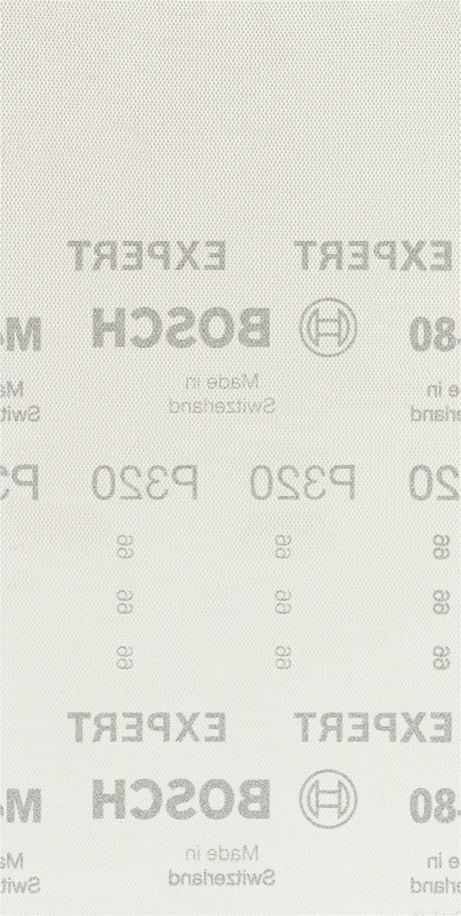 Bosch Accessories EXPERT M480 2608900774 Schleifnetz für Schwingschleifer ungelocht Körnung (num) 320 (L x B) 230mm x 115mm 50St.