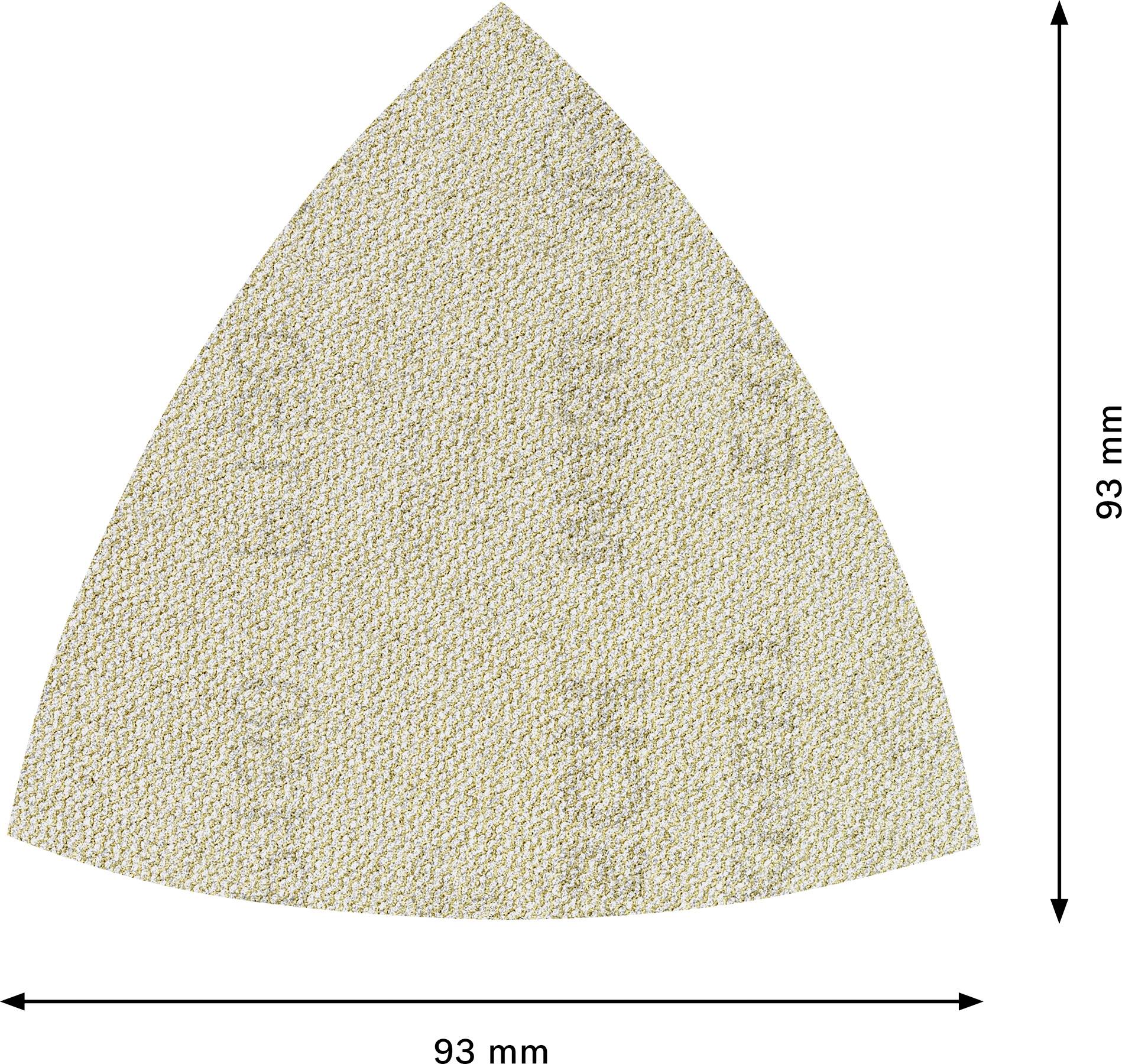 Bosch Accessories EXPERT M480 2608900719 Schleifnetz für Deltaschleifer ungelocht Körnung (num) 150 (L x B) 93mm x 93mm 5St.