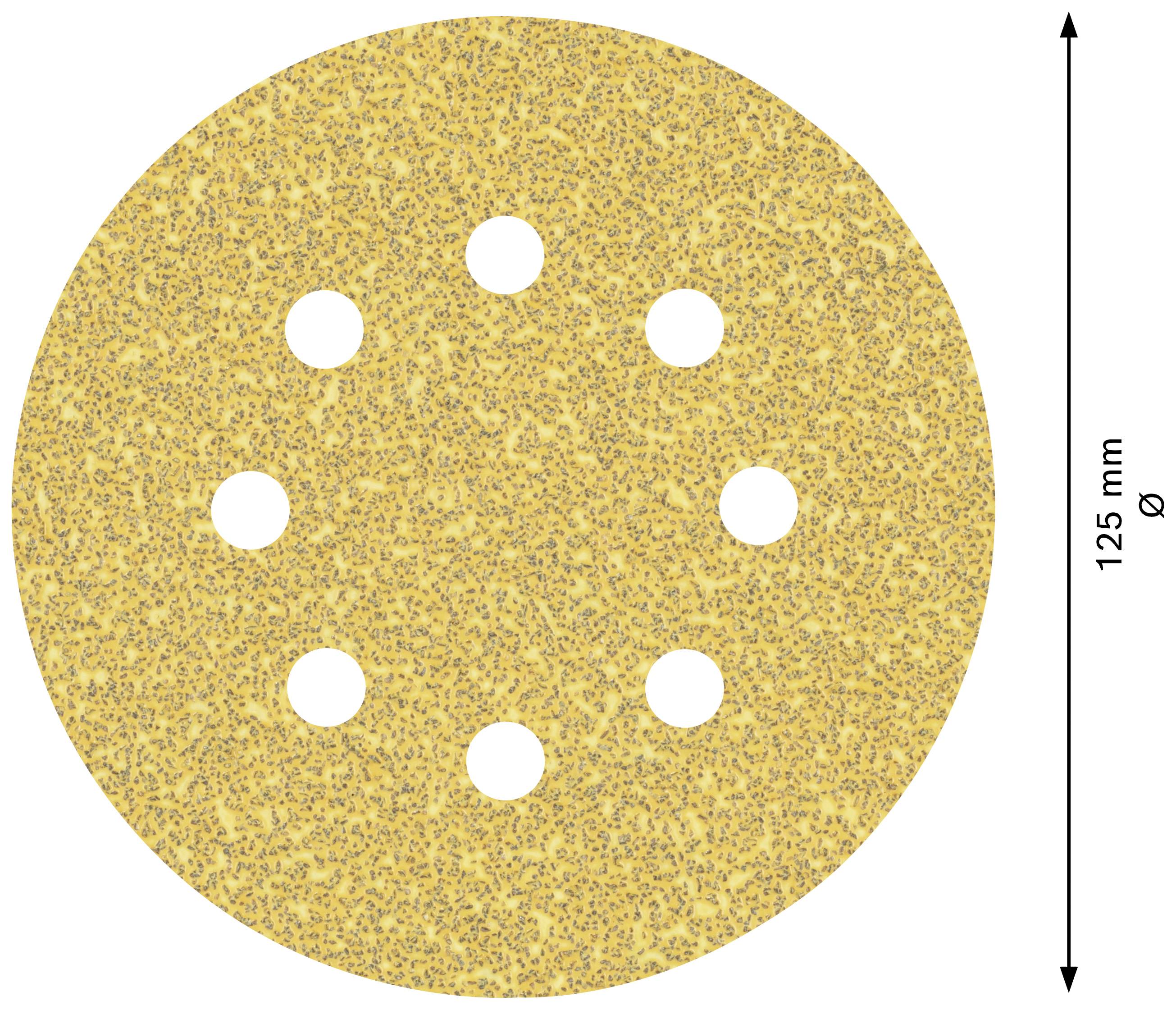 Bosch Accessories EXPERT C470 2608900803 Exzenterschleifpapier gelocht Körnung (num) 40 (Ø) 125mm 5St.