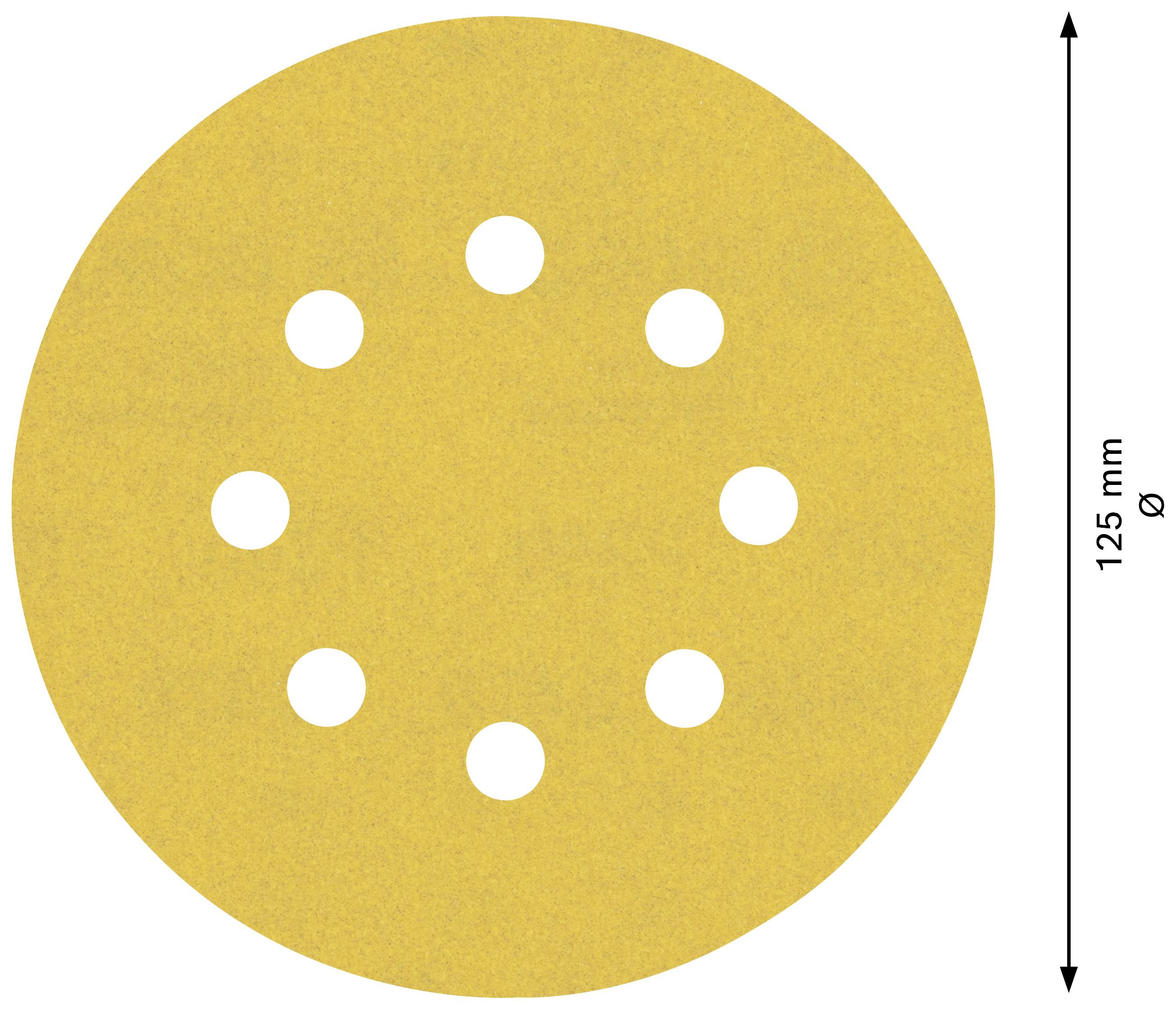 Bosch Accessories EXPERT C470 2608900809 Exzenterschleifpapier gelocht Körnung (num) 240 (Ø) 125mm 5St.