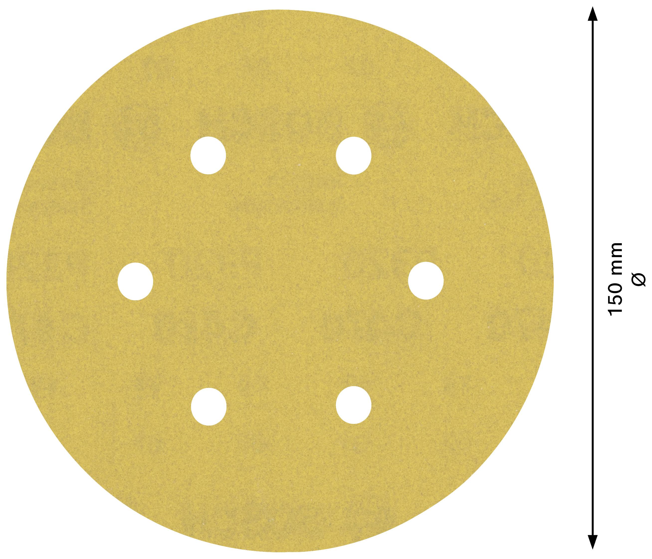 Bosch Accessories EXPERT C470 2608900924 Exzenterschleifpapier gelocht Körnung (num) 320 (Ø) 150mm 50St.