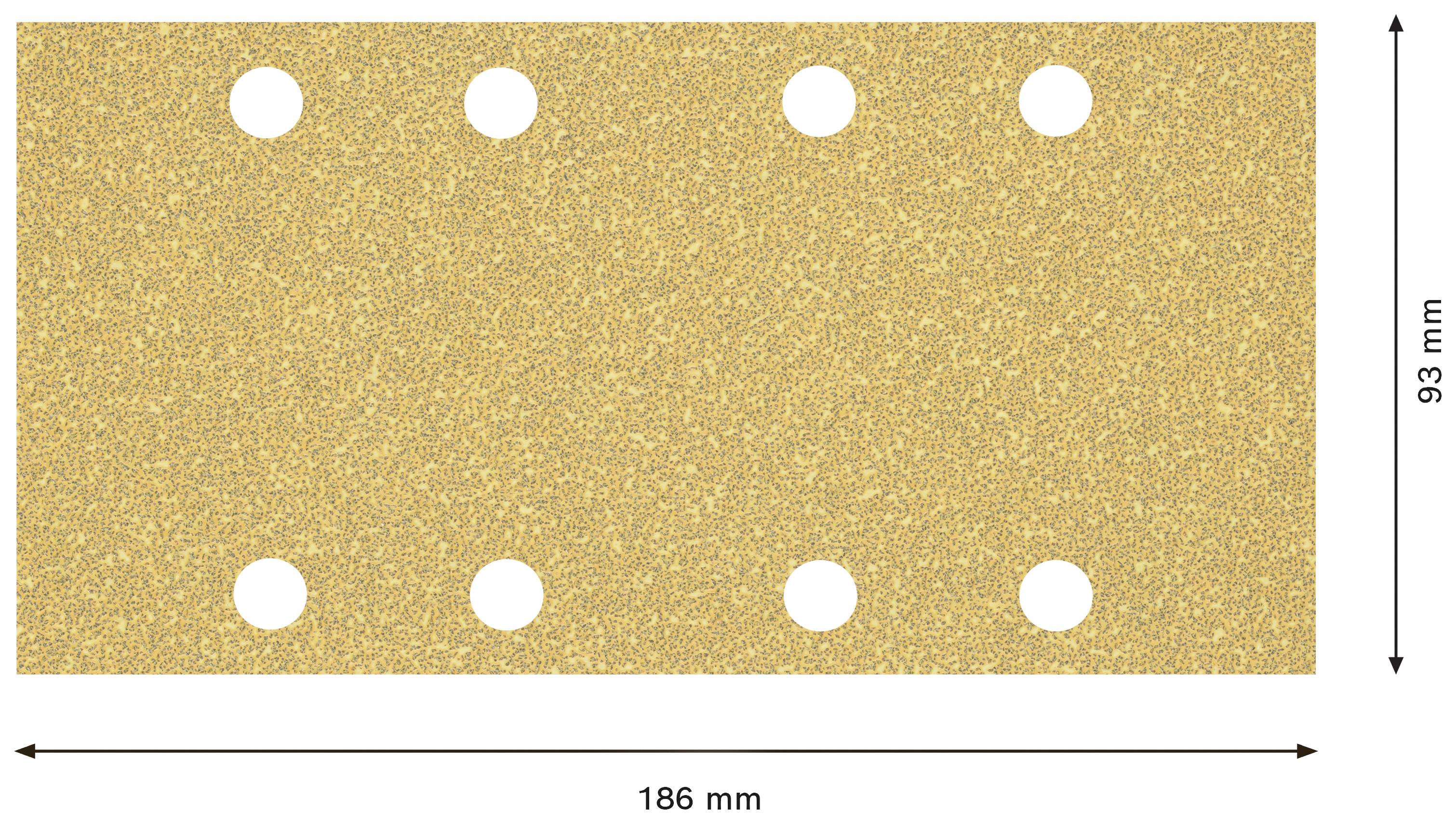 Bosch Accessories EXPERT C470 2608900853 Schwingschleifpapier gelocht Körnung (num) 40 (L x B) 230mm x 93mm 10St.