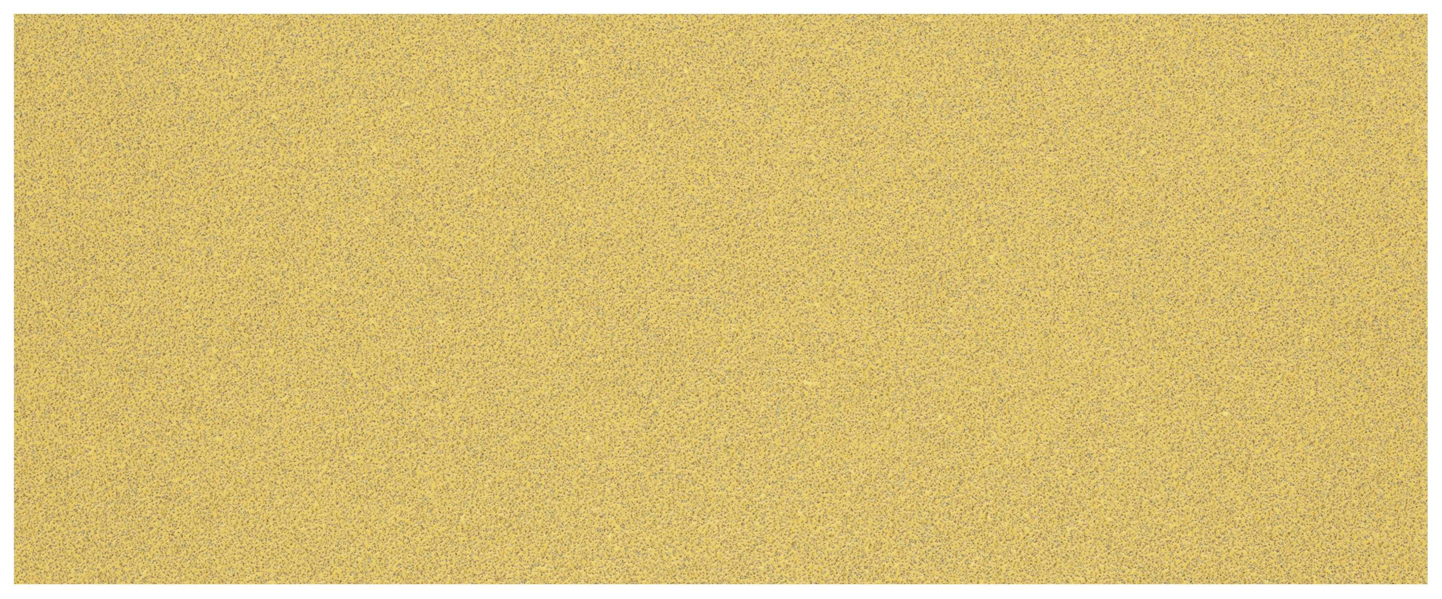 Feinkörniges strukturiertes Schleifpapier in sandgelber Farbe.