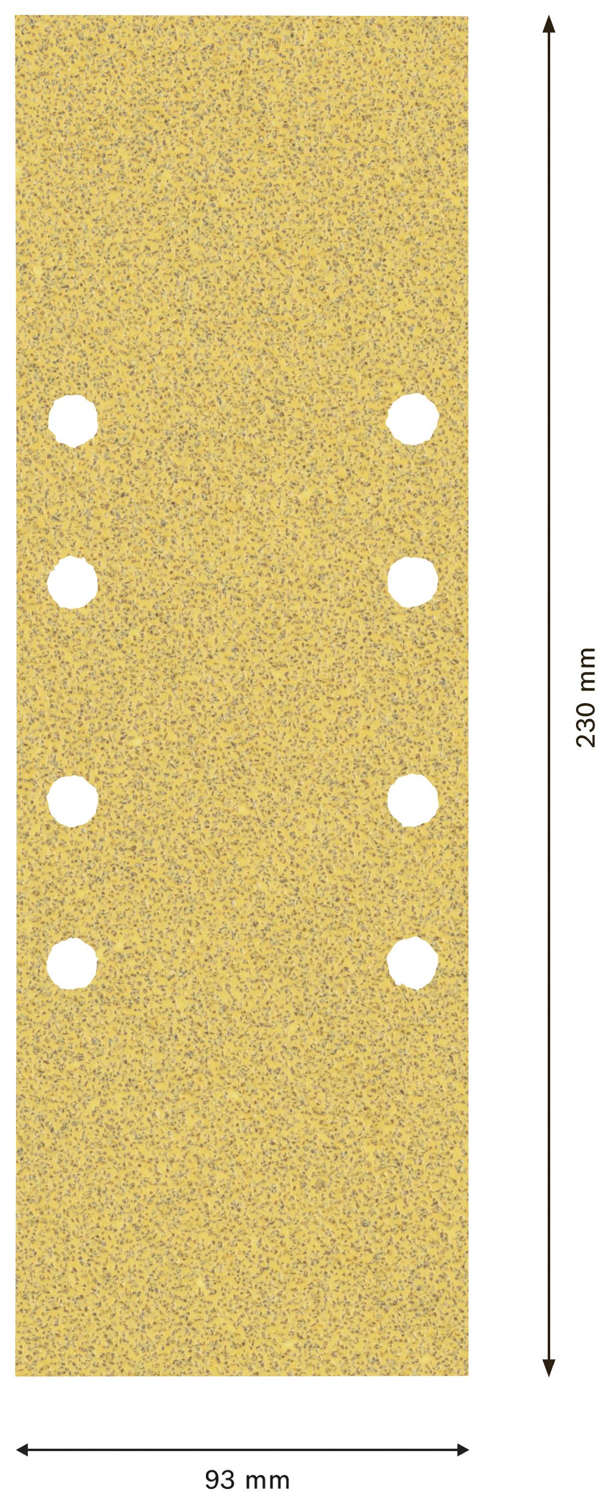 Bosch Accessories EXPERT C470 2608901112 Schwingschleifpapier-Set gelocht Körnung (num) 60, 80, 120 (L x B) 230mm x 93mm 10St.