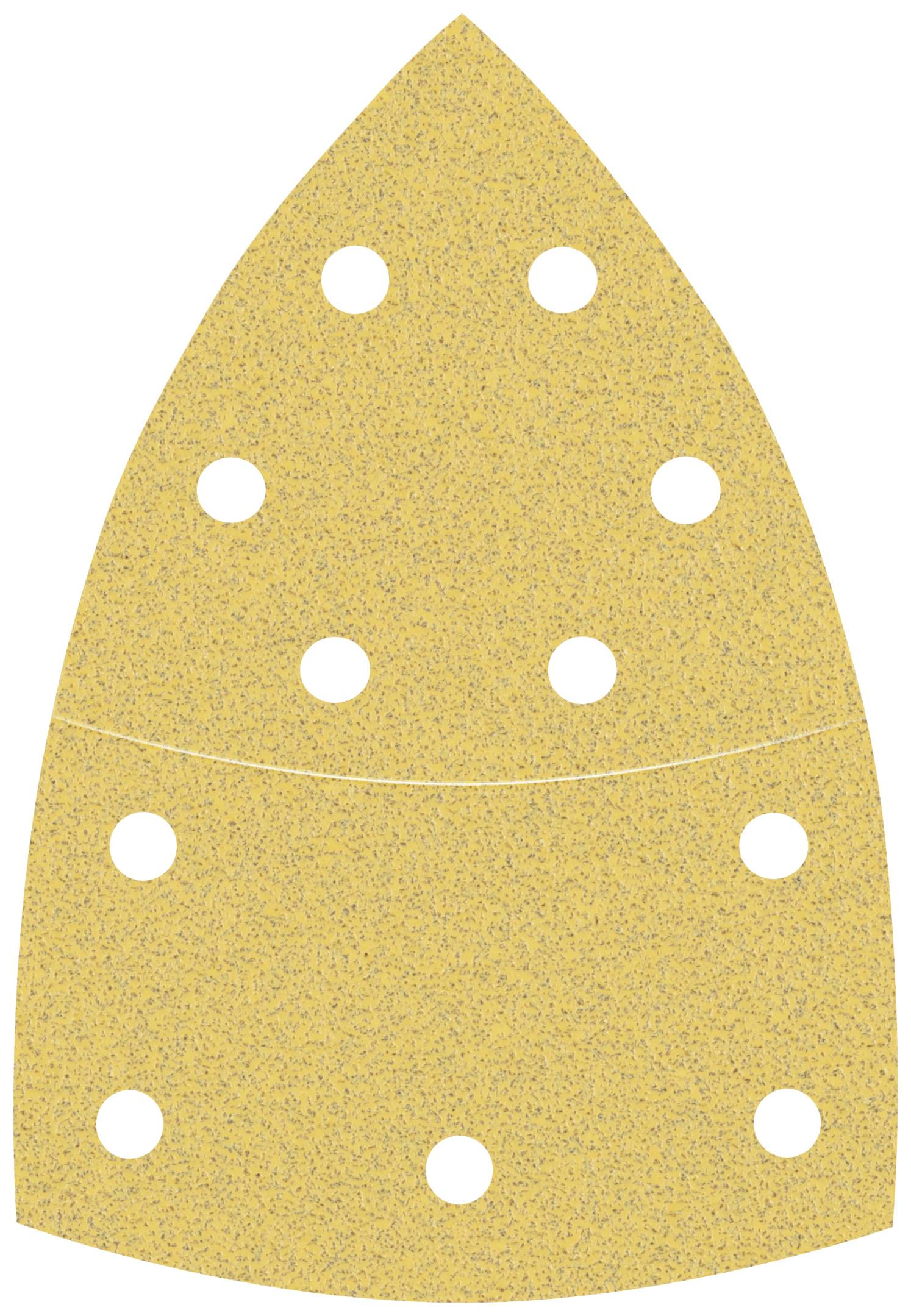 Bosch Accessories EXPERT C470 2608900887 Schwingschleifpapier gelocht Körnung (num) 80 (L x B) 102mm x 93mm 10St.