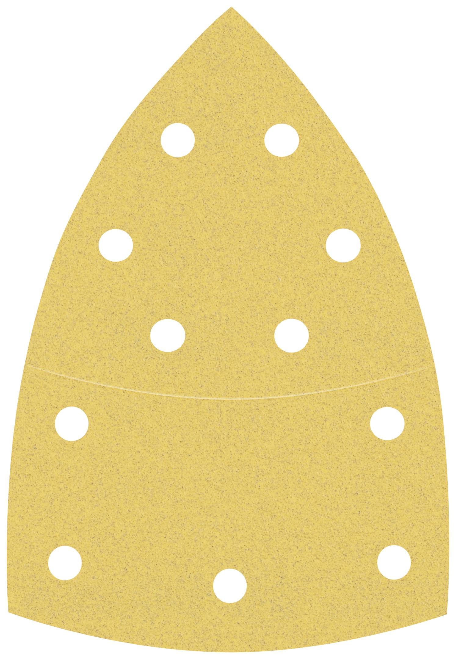 Bosch Accessories EXPERT C470 2608900888 Schwingschleifpapier gelocht Körnung (num) 120 (L x B) 102mm x 93mm 10St.