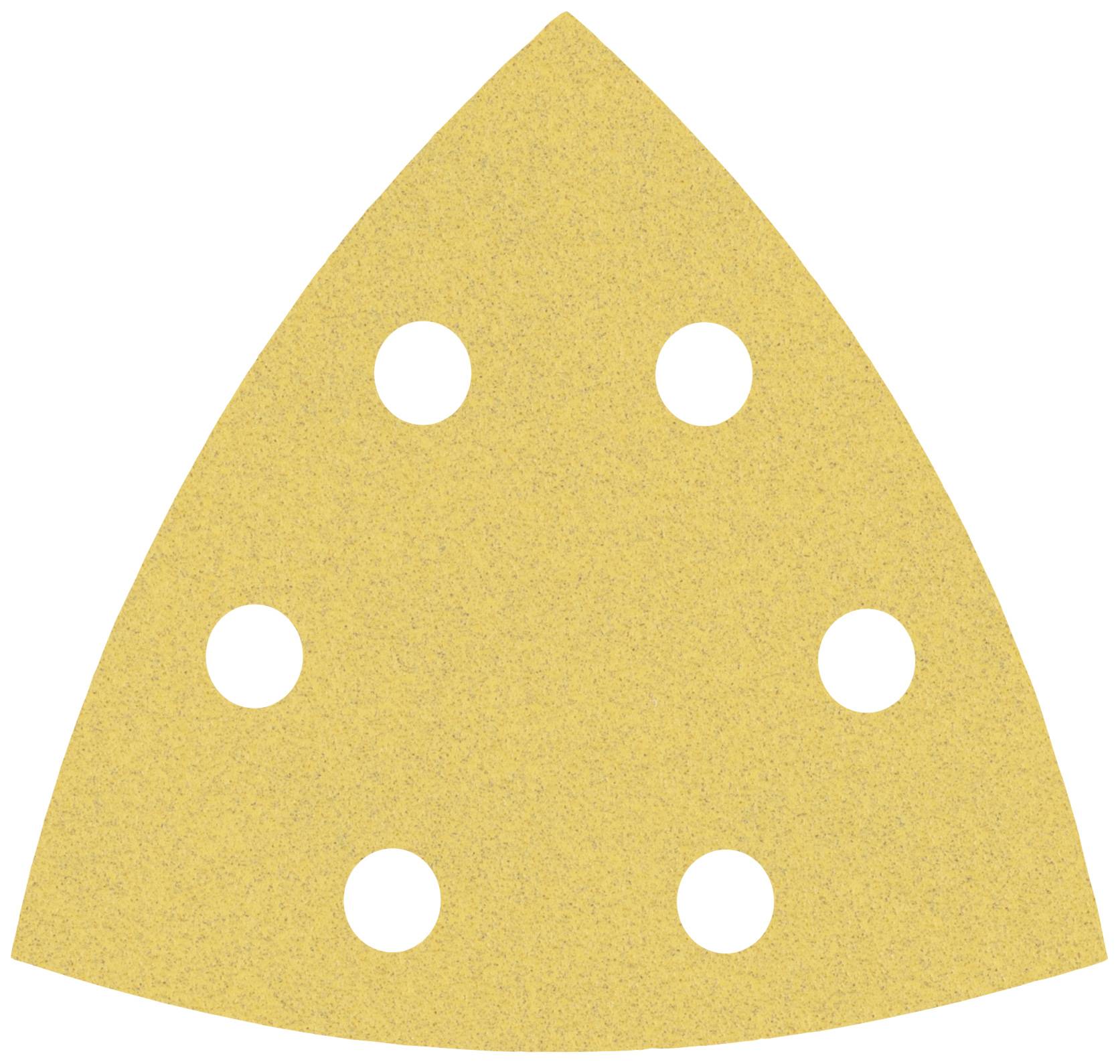 Schleifpapier-Dreieck mit sechs Löchern, verwendet für Dreieckschleifer.