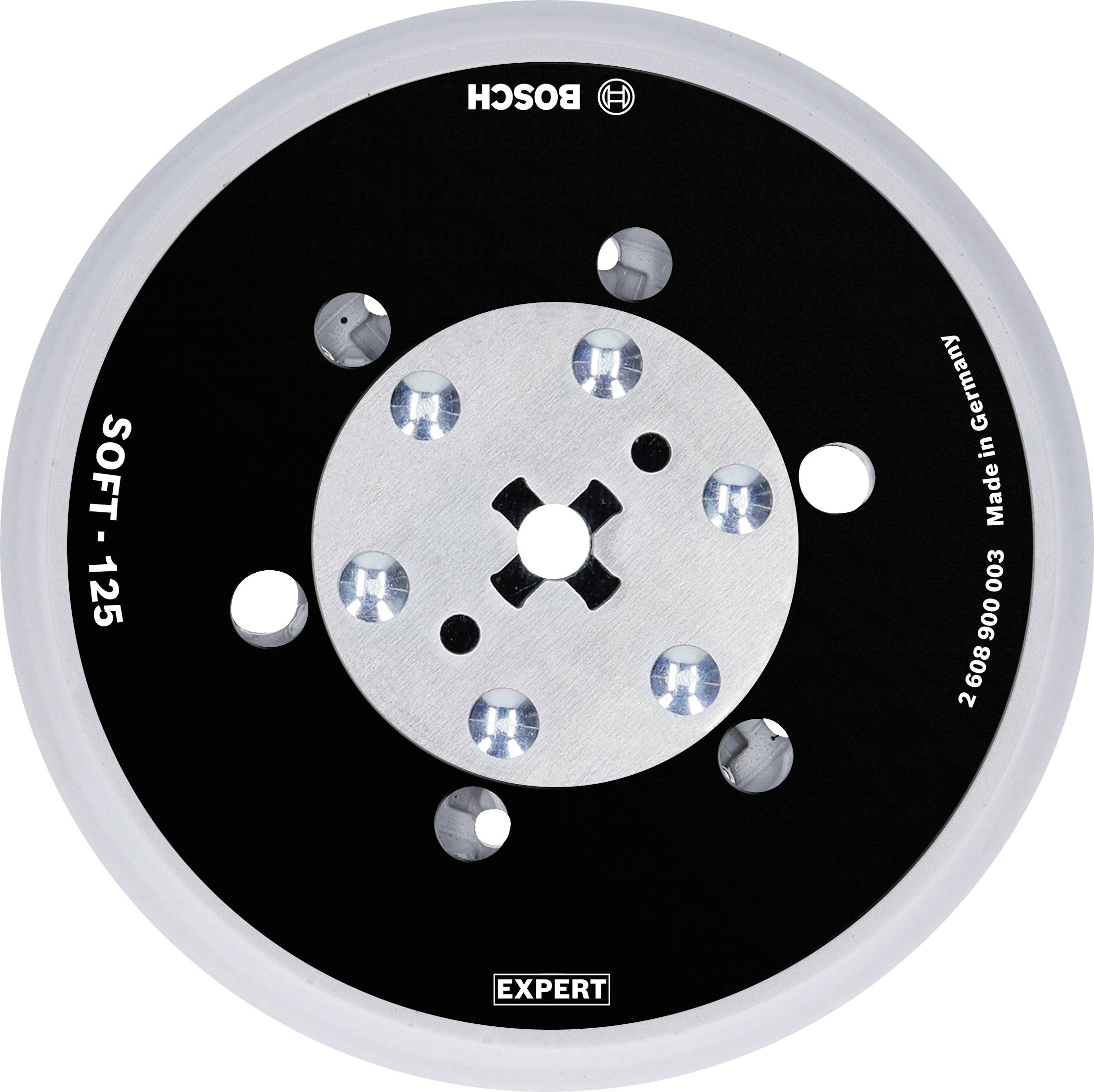 Bosch Accessories 2608900003 EXPERT Multihole (Expert Multiloch) Universalstützteller, 125 mm, weich Durchmesser 125 mm