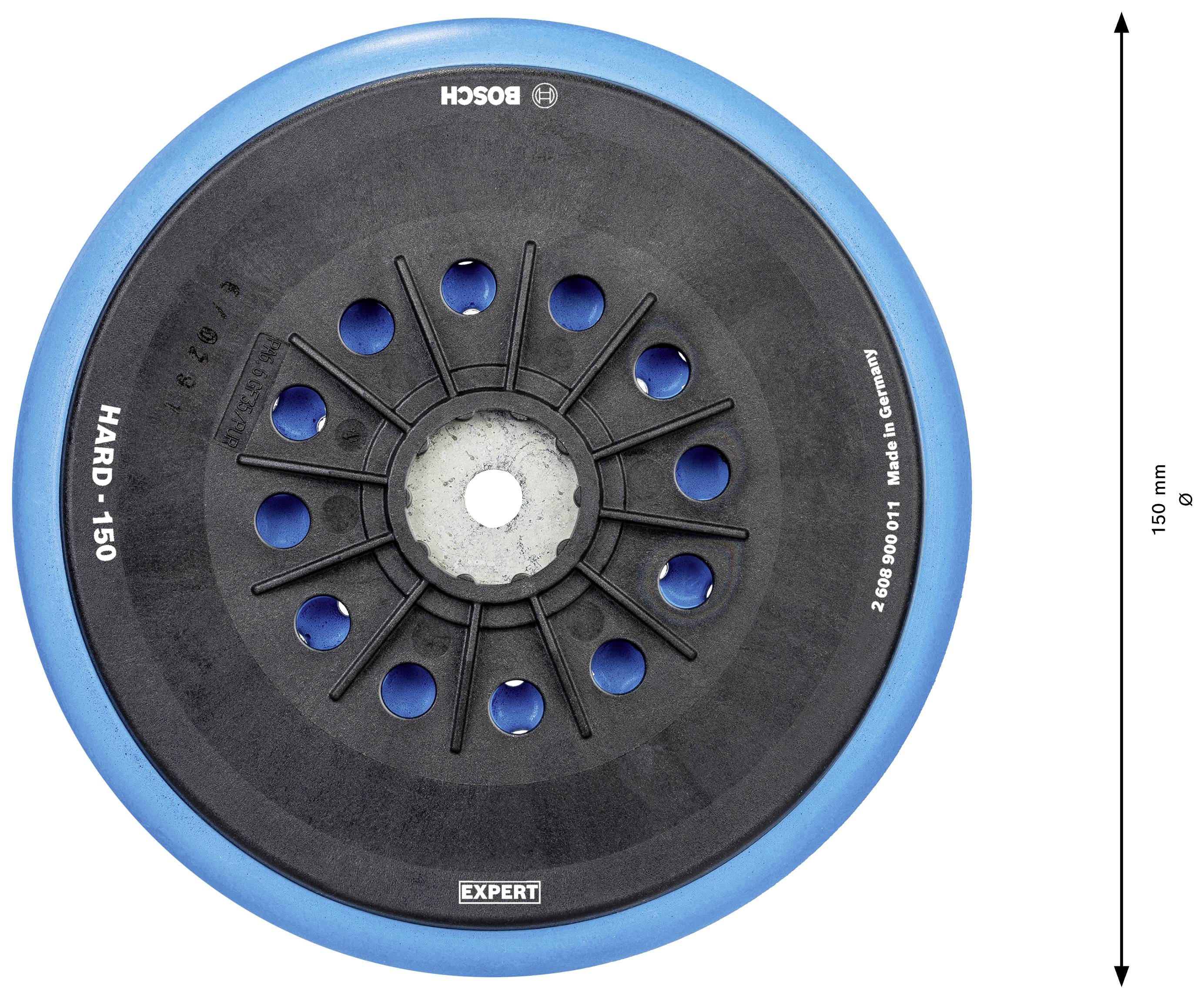 Bosch Accessories 2608900011 EXPERT Multihole Stützteller für Bosch, 150 mm, hart Durchmesser 150 mm