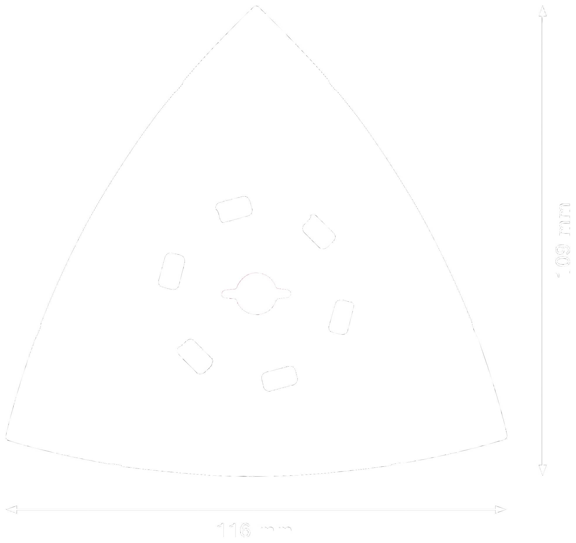 Bosch Accessories 2608900054 EXPERT Sanding Plate MAVZ 116 RT6 Carbide-RIFF Schleifplatte 1 Stück 1St.