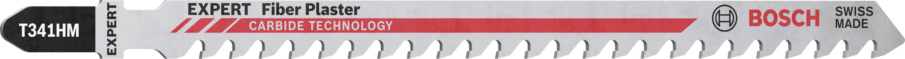 Bosch Accessories 2608900564 EXPERT ‘Fiber Plaster’ T 341 HM Stichsägeblatt, 3 Stück 3St.