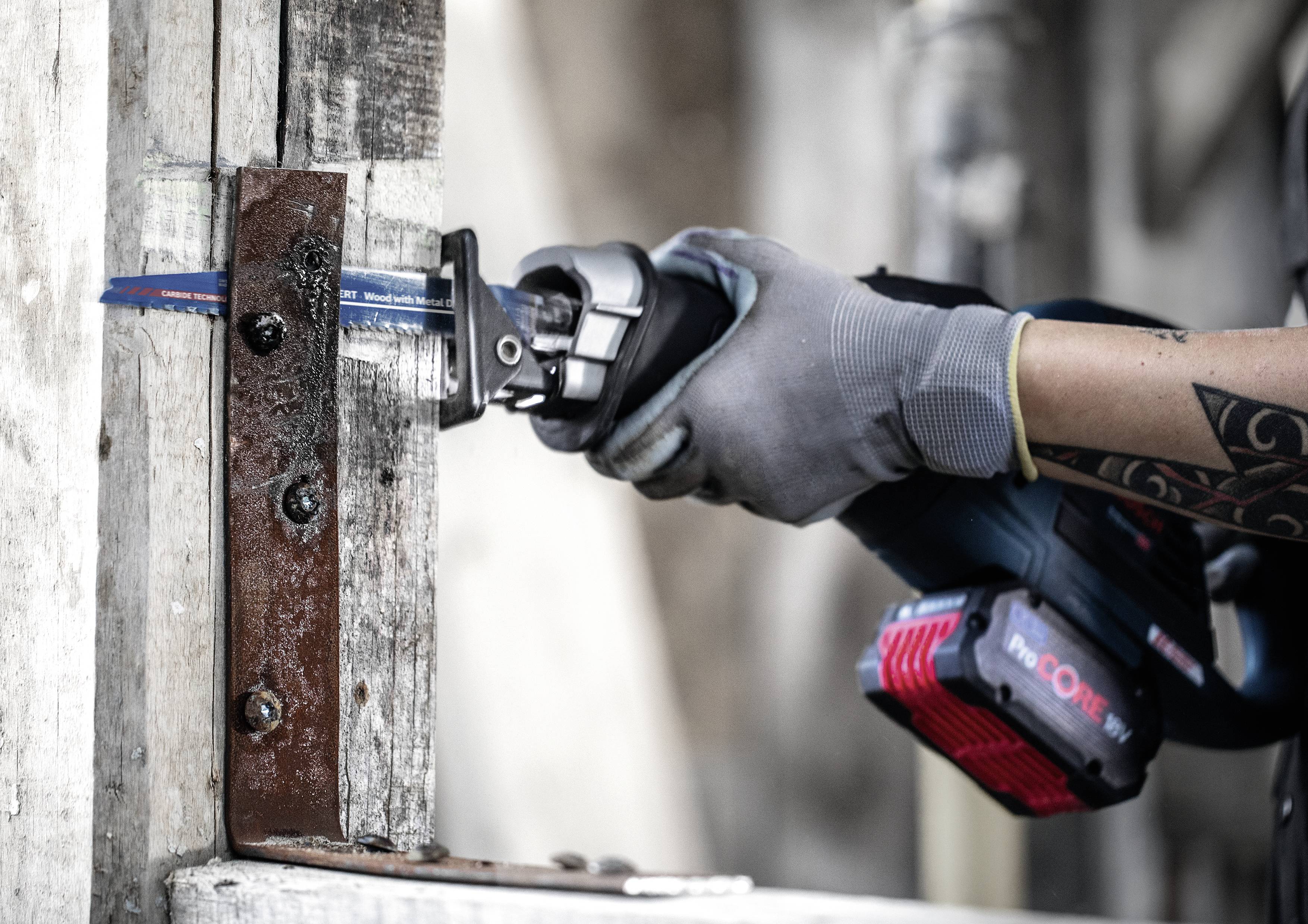 Bosch Accessories 2608900401 EXPERT ‘Wood with Metal Demolition’ S 1267 XHM Säbelsägeblatt, 1 Stück Sägeblatt-Länge 300 mm 1 St.