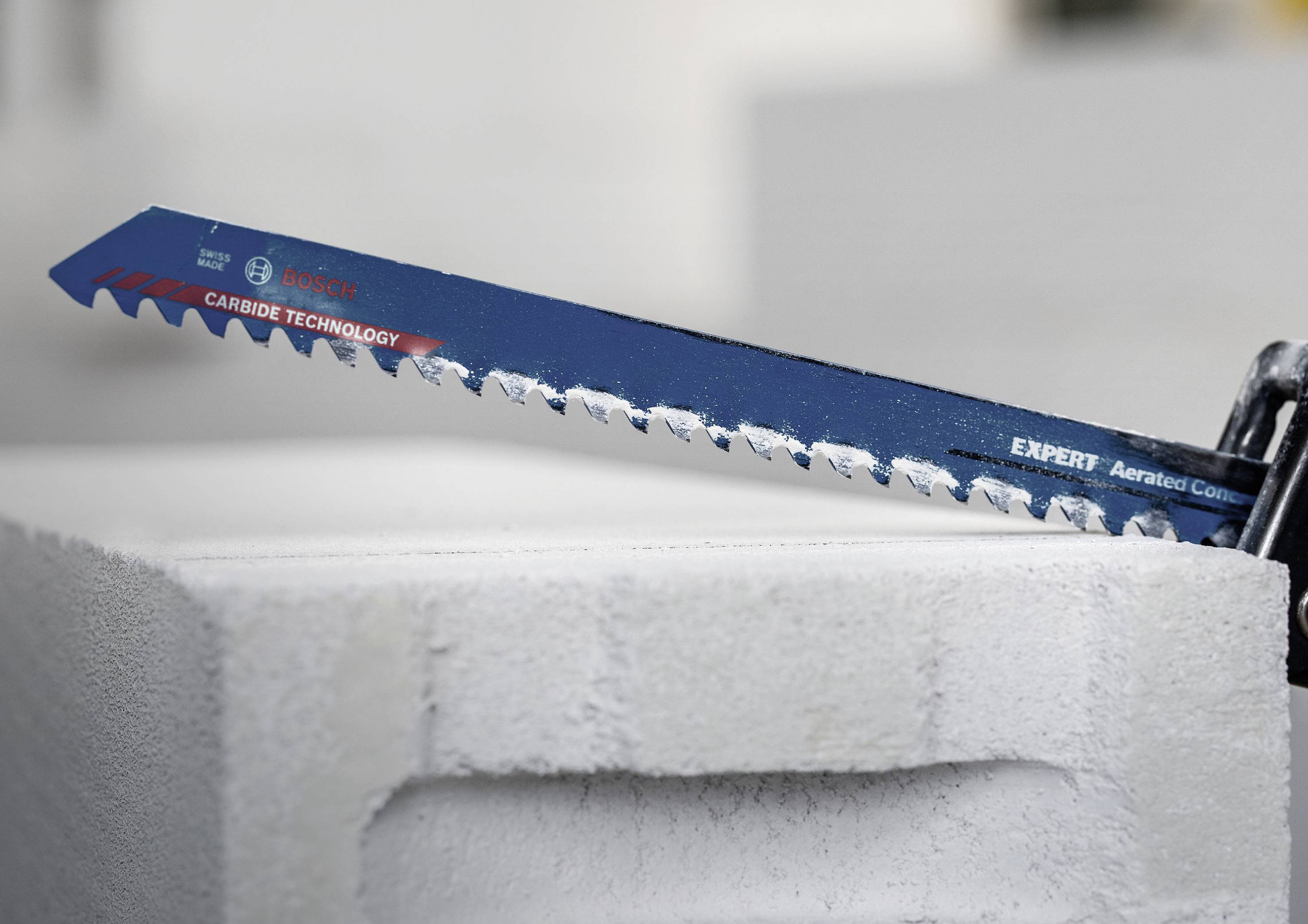 Bosch Accessories 2608900409 EXPERT ‘Aerated Concrete’ S 1141 HM Säbelsägeblatt, 10 Stück Sägeblatt-Länge 225 mm 10 St.