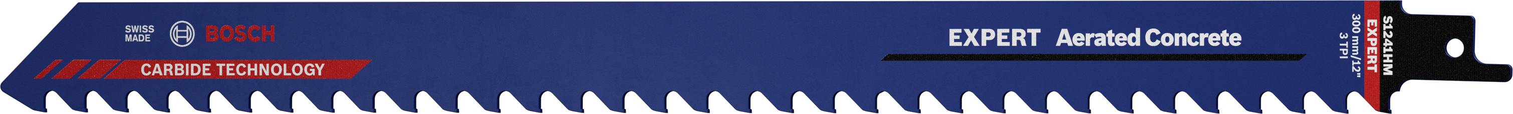 Bosch Accessories 2608900412 EXPERT ‘Aerated Concrete’ S 1241 HM Säbelsägeblatt, 10 Stück Sägeblatt-Länge 300mm 10St.