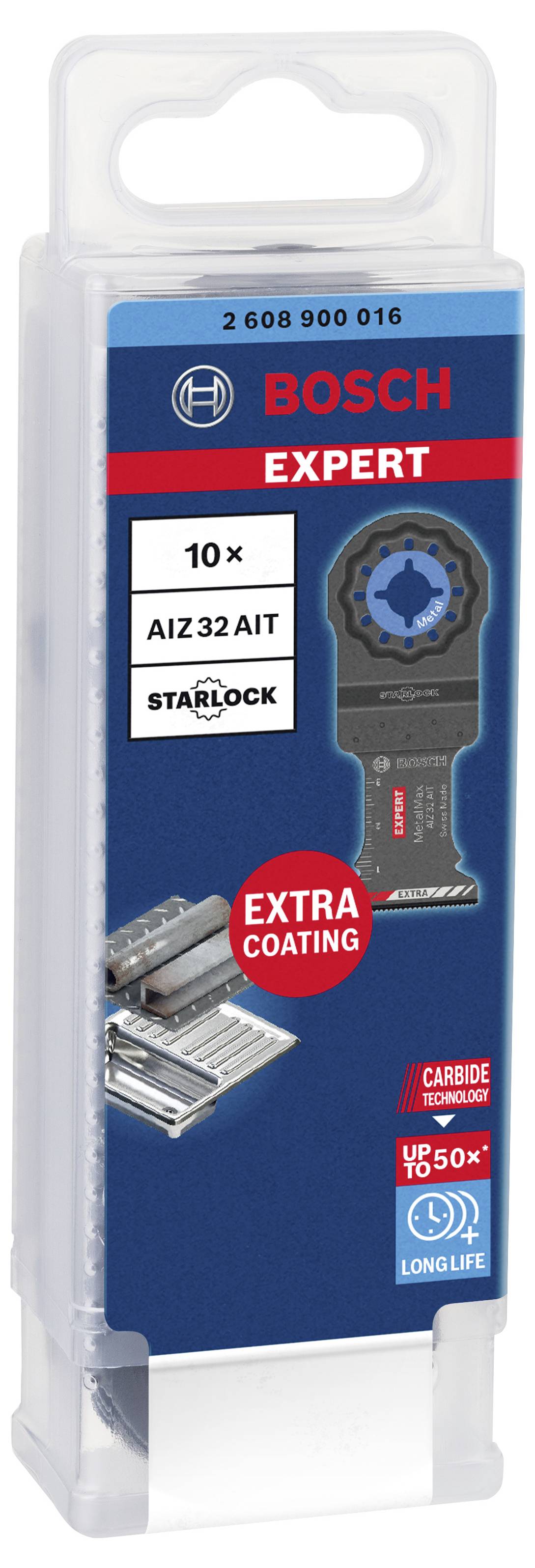 Bosch Accessories 2608900016 EXPERT MetalMax AIZ 32 AIT Carbide Tauchsägeblatt 10teilig 10St.