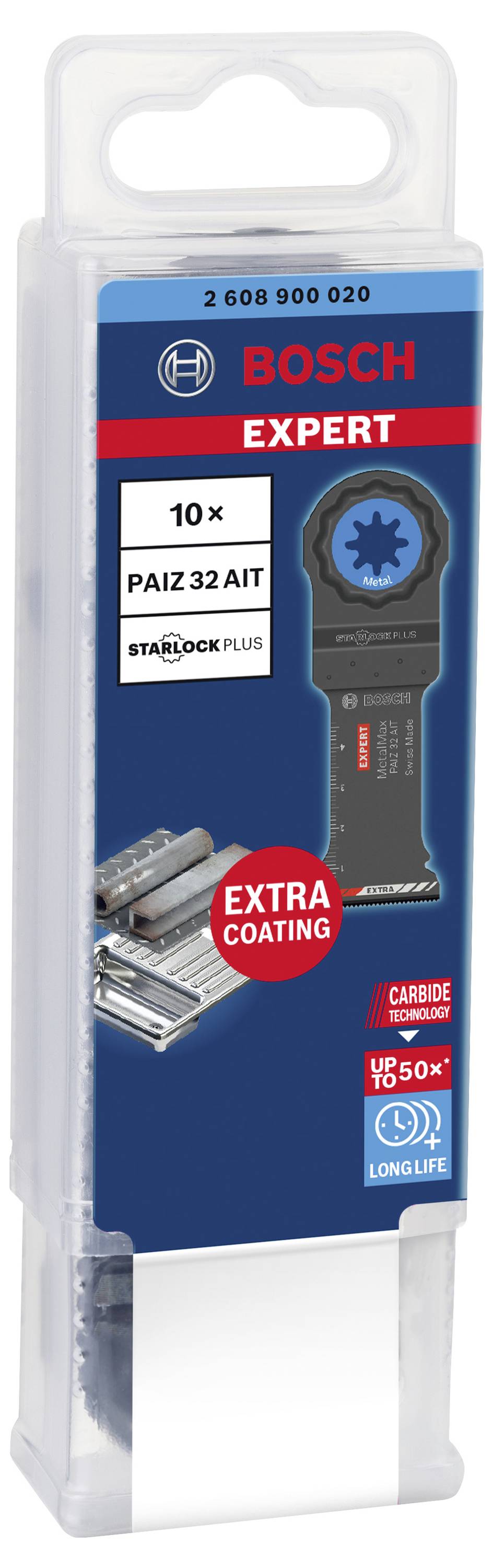 Bosch Accessories 2608900020 EXPERT MetalMax PAIZ 32 AIT Carbide Tauchsägeblatt 10teilig 10St.