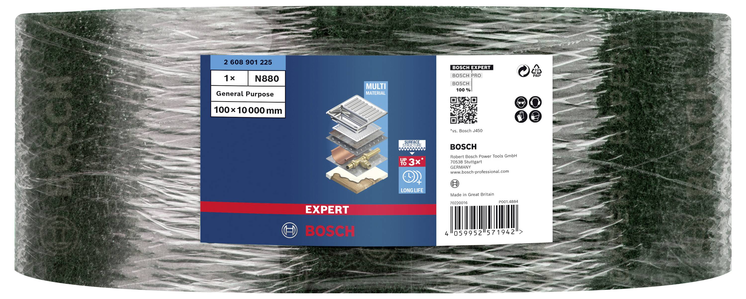 Bosch Accessories EXPERT N880 2608901225 Vliesband 10m