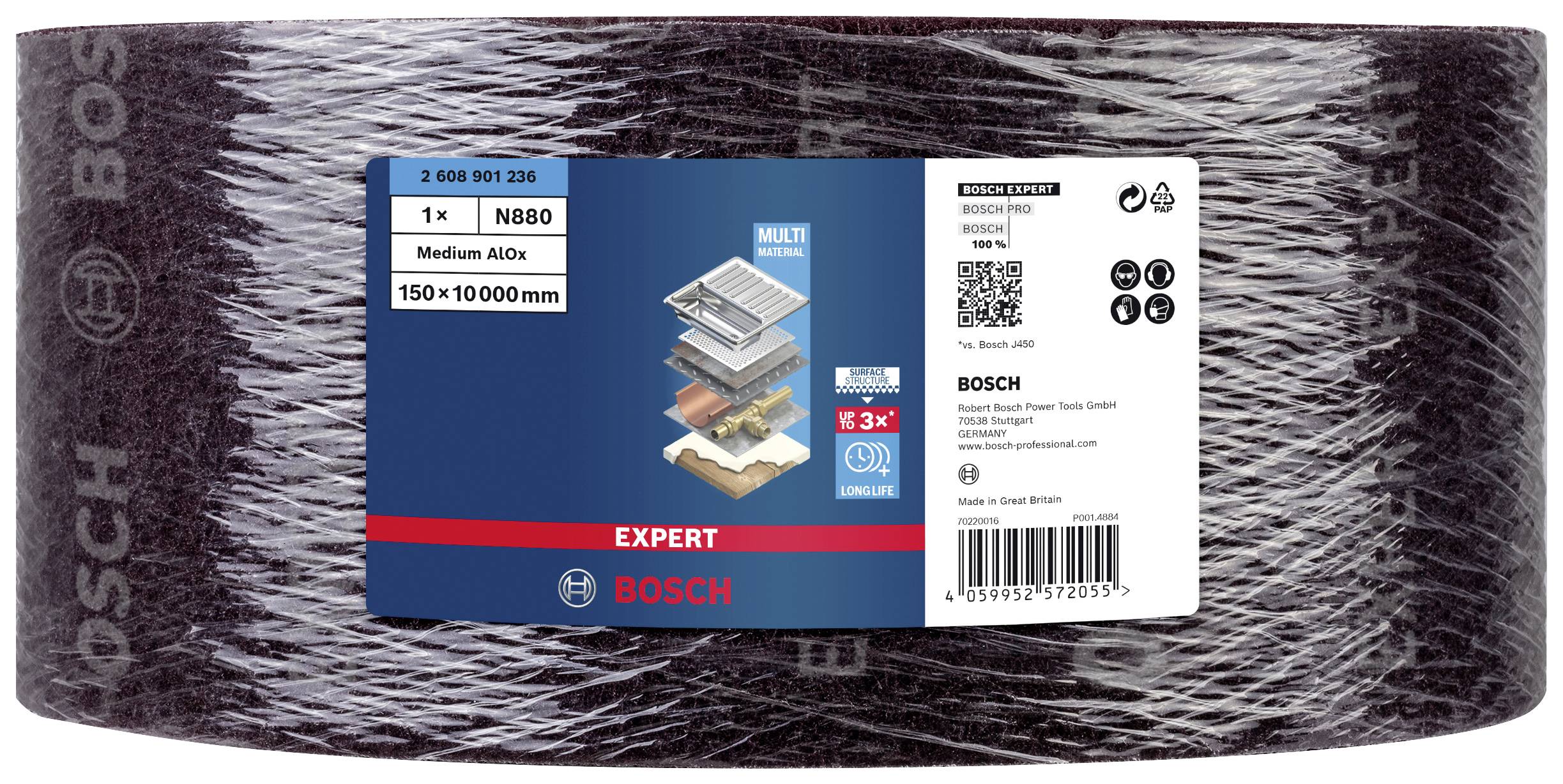 Bosch Accessories EXPERT N880 2608901236 Vliesband 10m